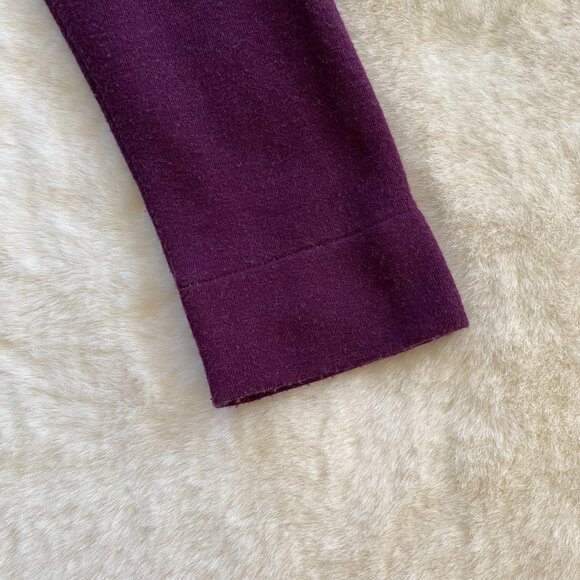 2/$18🌴 GAP Solid Purple Sweater with Pink Cowl Neck size M Wool Blend - Picture 4 of 8